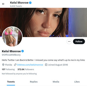 Kelsi Monroe Twitter