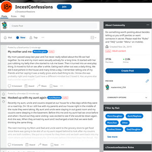 Reddit Taboo Confessions