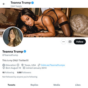 Teanna Trump Twitter